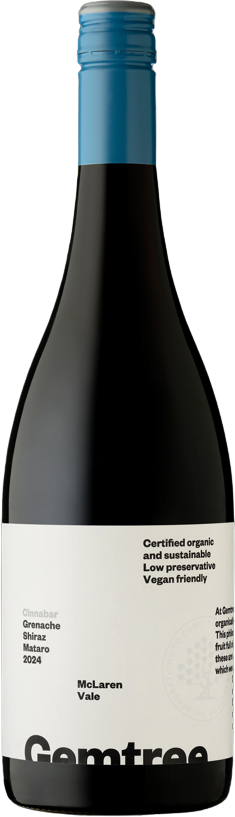 Gemtree Wines Cinnabar Grenache Shiraz Mataro 2024 McLaren Vale